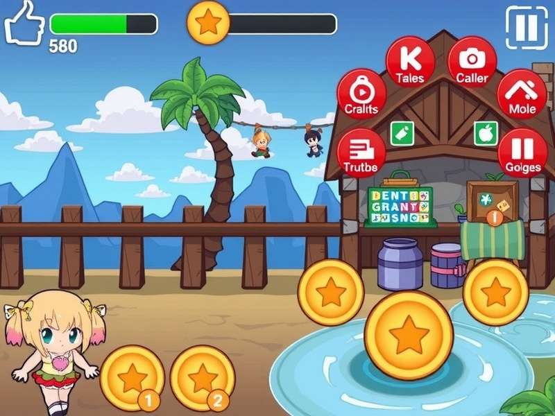 A vibrant Gacha Life creator workspace showing character editing and video timeline