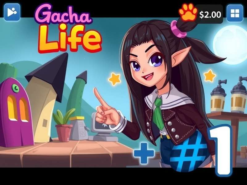 Gacha Life Online Character Creation Scene