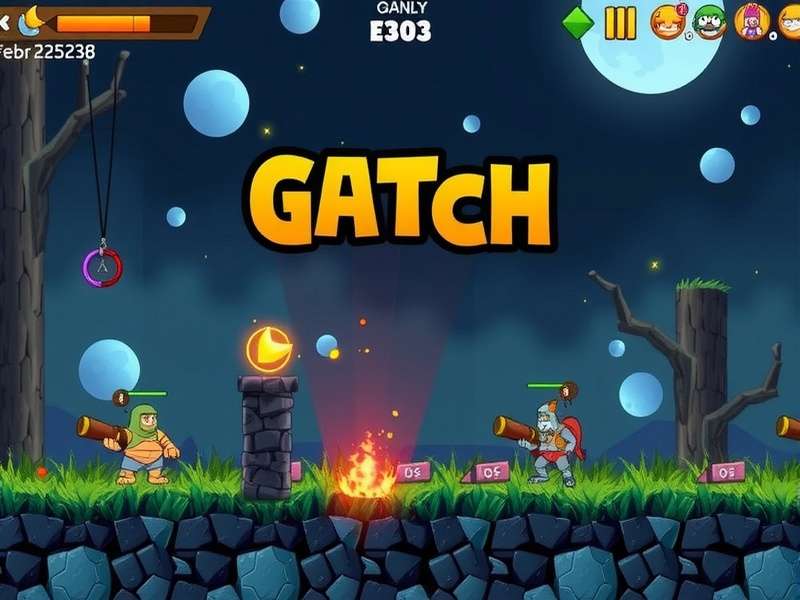 Gacha Life character creation scene showing diverse anime-style avatars