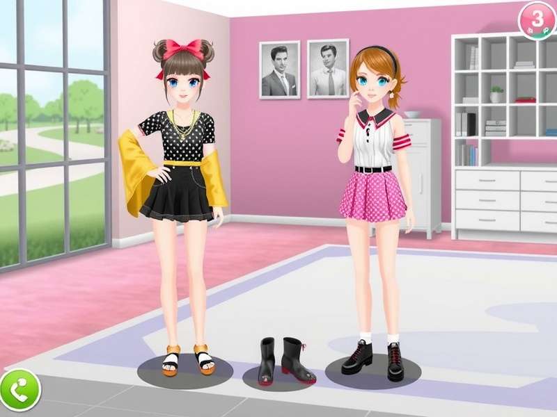 Collage of diverse and creative Gacha Life outfits for female characters