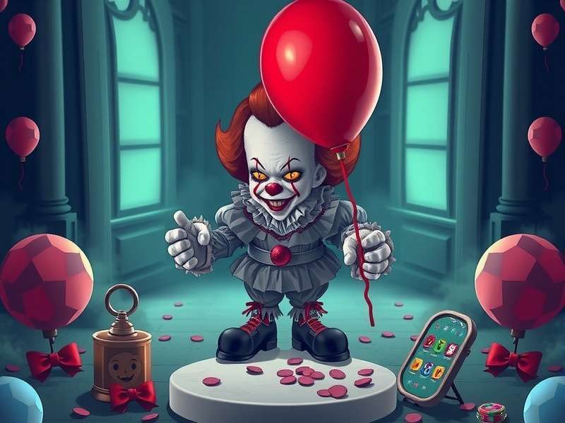 Gacha Life characters reacting to Pennywise the Clown in a dramatic edit