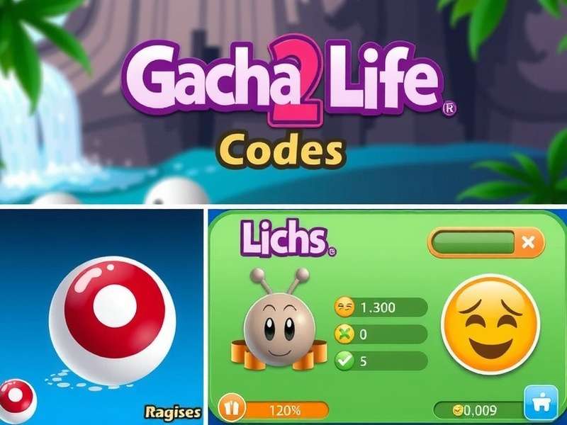 Gacha Life 2 Redeem Codes Interface Showing Rewards