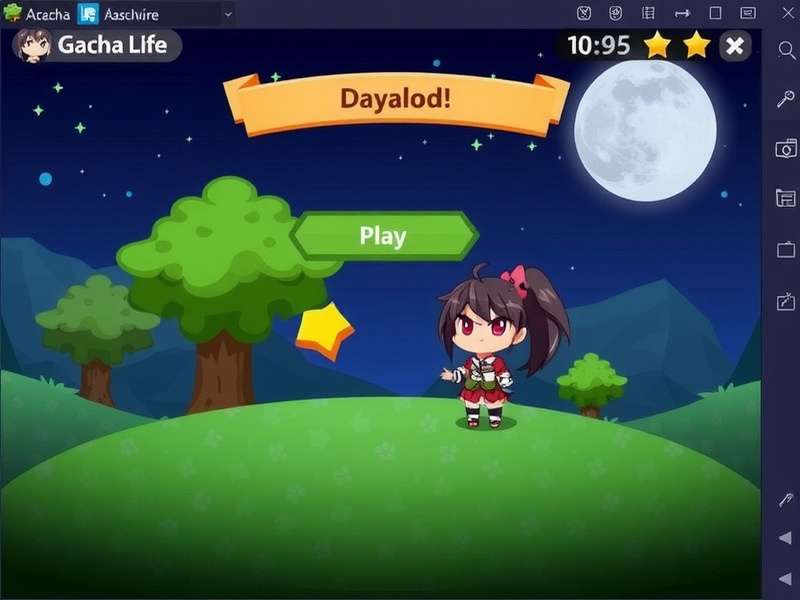 Gacha Life character customization screen showing options