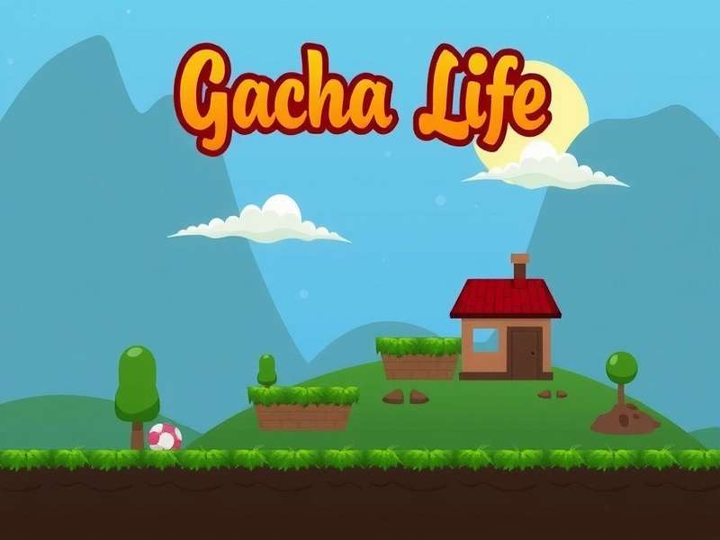 Gacha Life Unblocked gameplay screen showing character customization and studio mode