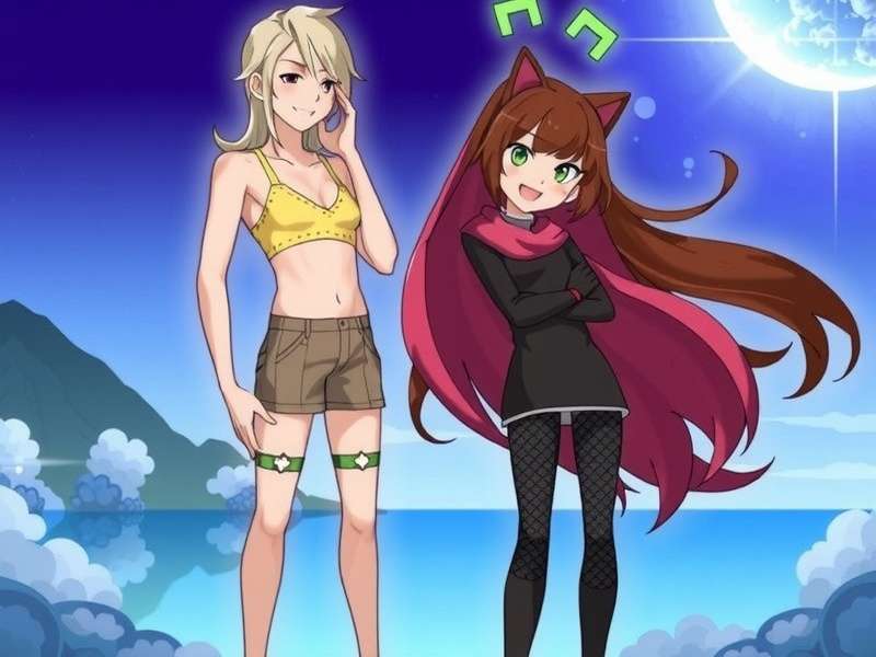 Gacha Life 2 character posing in a vibrant scene