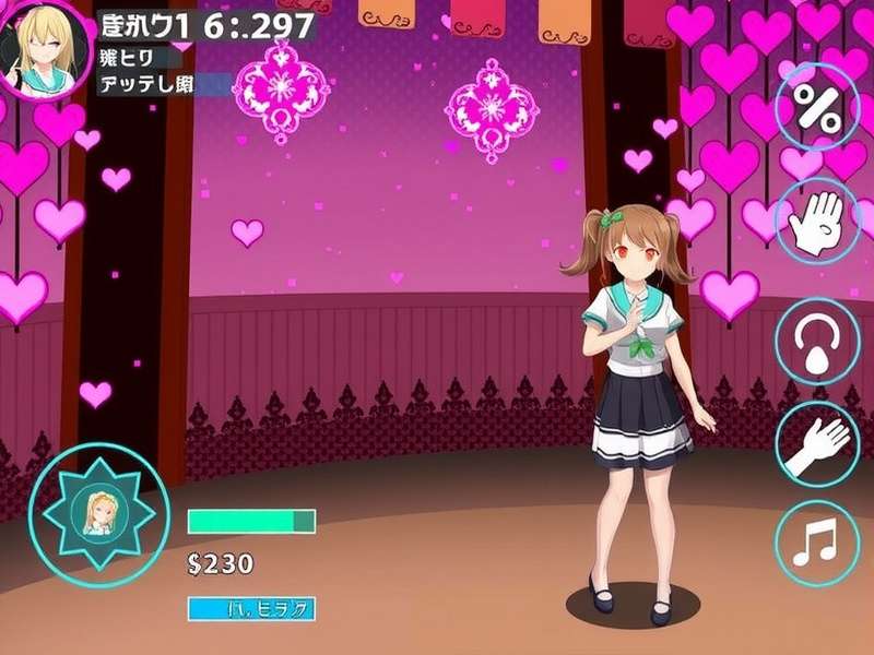 Fan art depiction of Yandere Rui from Gacha Life, showing a character with dual-toned hair and contrasting expressions