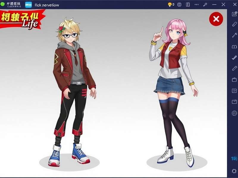 Colorful anime-style character designs representing Gacha Life fashion