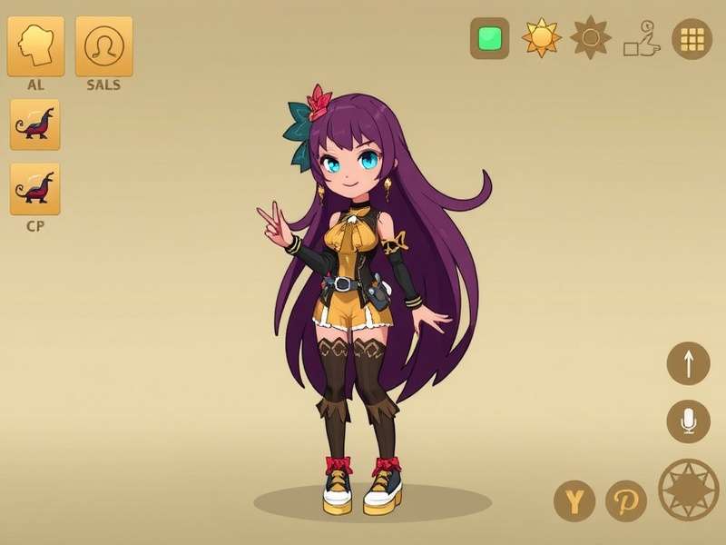 Gacha Life Y2k outfit example with pink top and blue jeans
