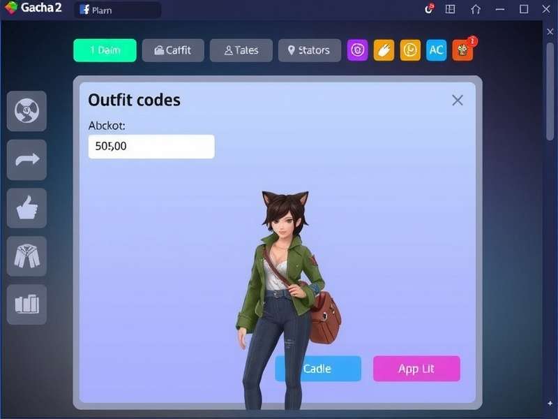 Gacha Life 2 character showcasing various outfit codes