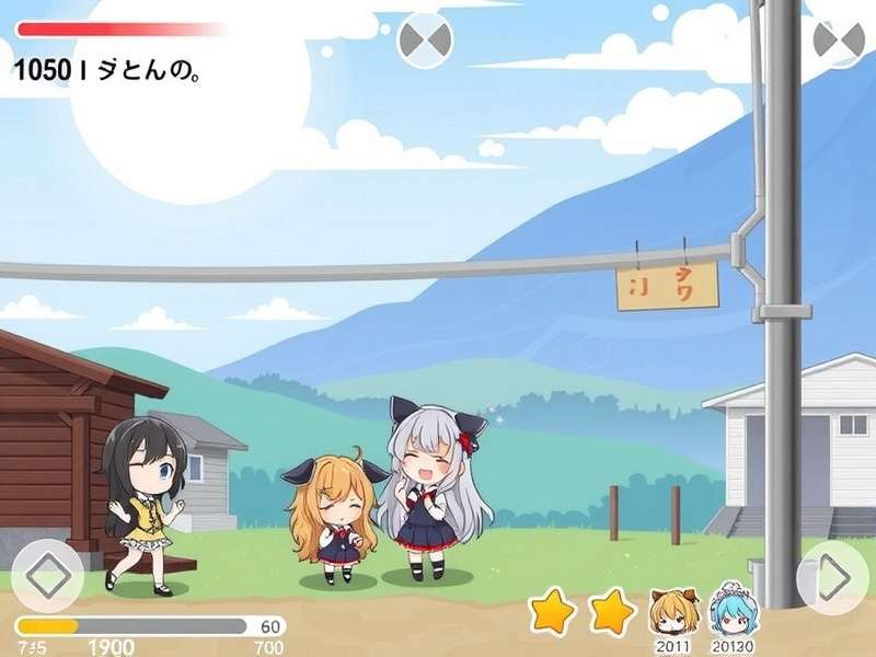 A vibrant collage of anime-style characters created in Gacha Life, showcasing diverse outfits and poses