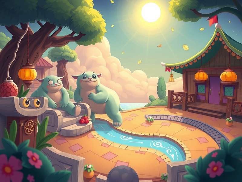 A colorful collage of Gacha Life backgrounds featuring fantasy, school, and outdoor scenes