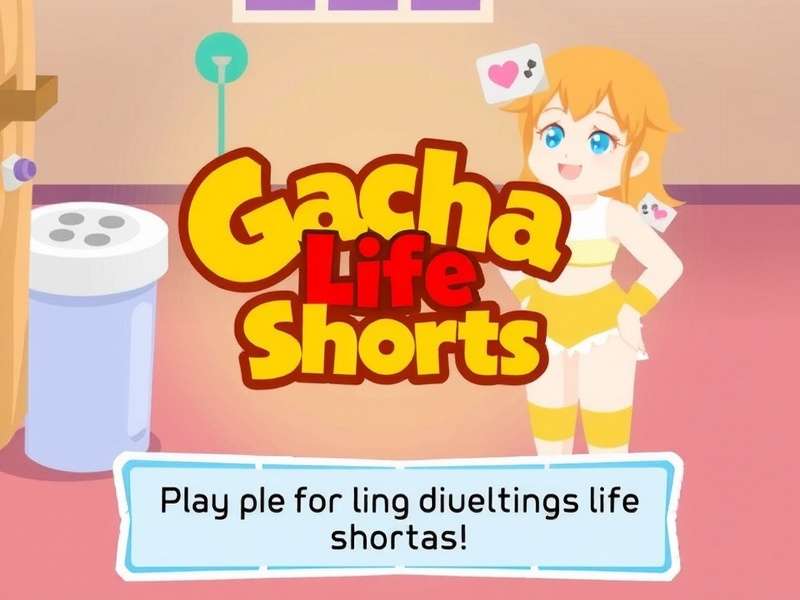 Gacha Life Shorts — vibrant collage of character scenes, outfits, and storytelling moments