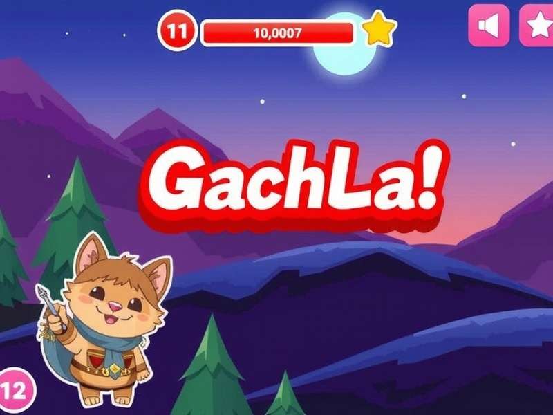 Gacha Life Apk character creation studio with diverse anime-style avatars
