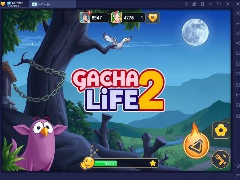 Gacha Life 2 Fnia outfit showcase featuring Glamrock Gothic and Retro Diner styles