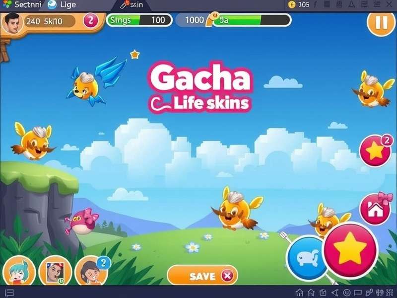 Collage of stunning Gacha Life Skin designs featuring fantasy, streetwear and vintage styles